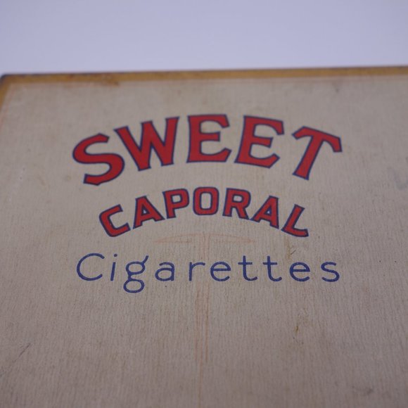 Vintage Sweet Caporal Cigarettes Kinney Bros Tin - Picture 3 of 16
